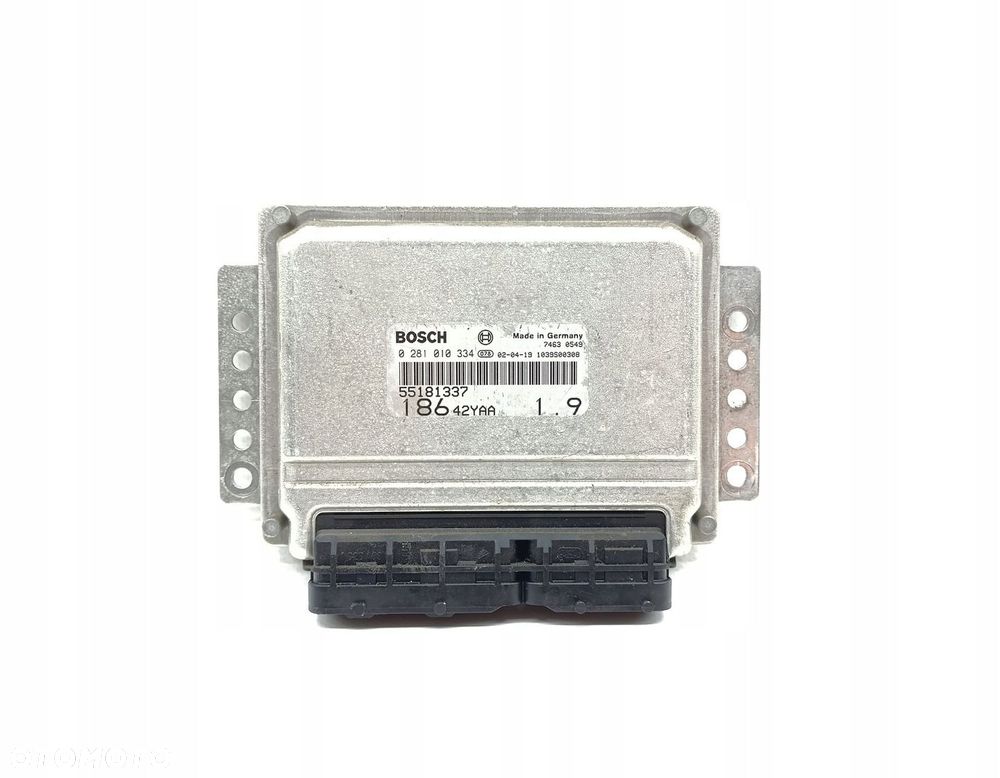 KOMPUTER SILNIKA STEROWNIK FIAT MULTIPLA 1.9 JTD 0281010334 55181337 - 1