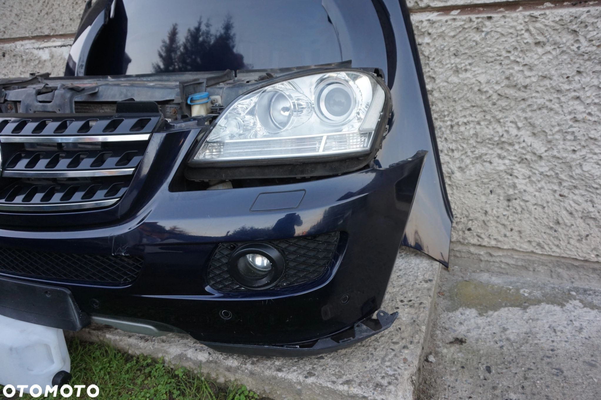 ZDERZAK MASKA BŁOTNIK KOMPLETNY PRZÓD MERCEDES ML - 3