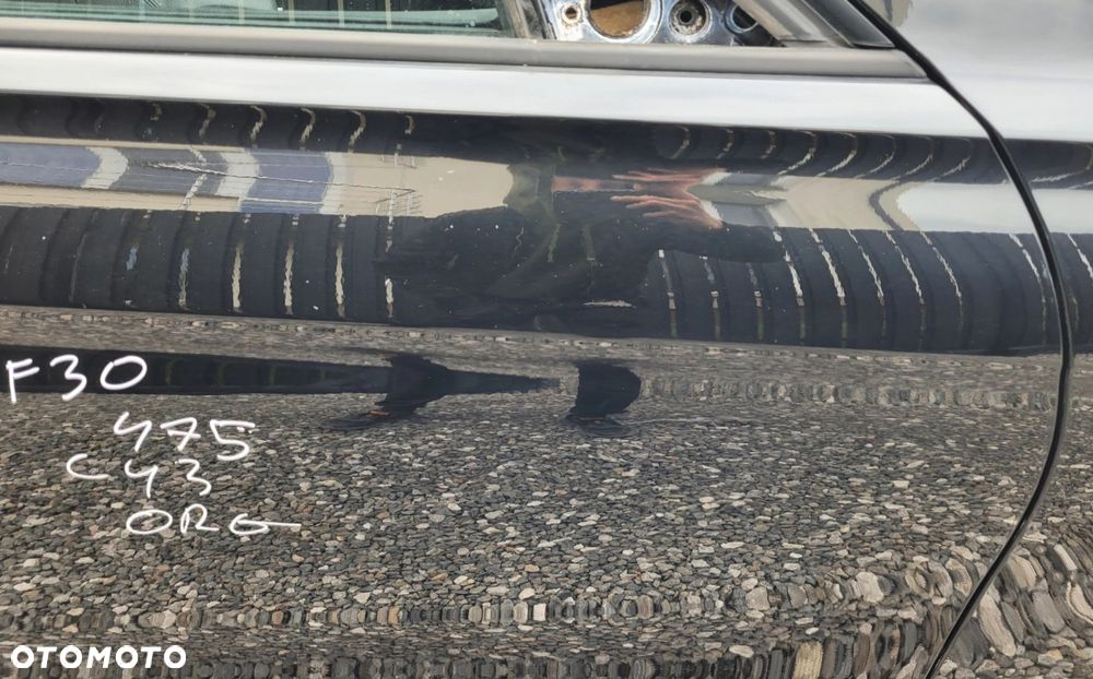 DRZWI PRAWY PRZÓD PRZEDNIE BMW F30 F31 475 BLACK SAPPHIRE ORG LAKIER - 3