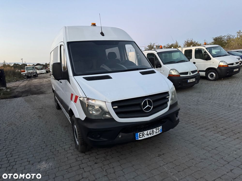Mercedes-Benz Sprinter 314CDI Brygadówka 2017 r. Klima 2xParktronic Navi Kamera - 4