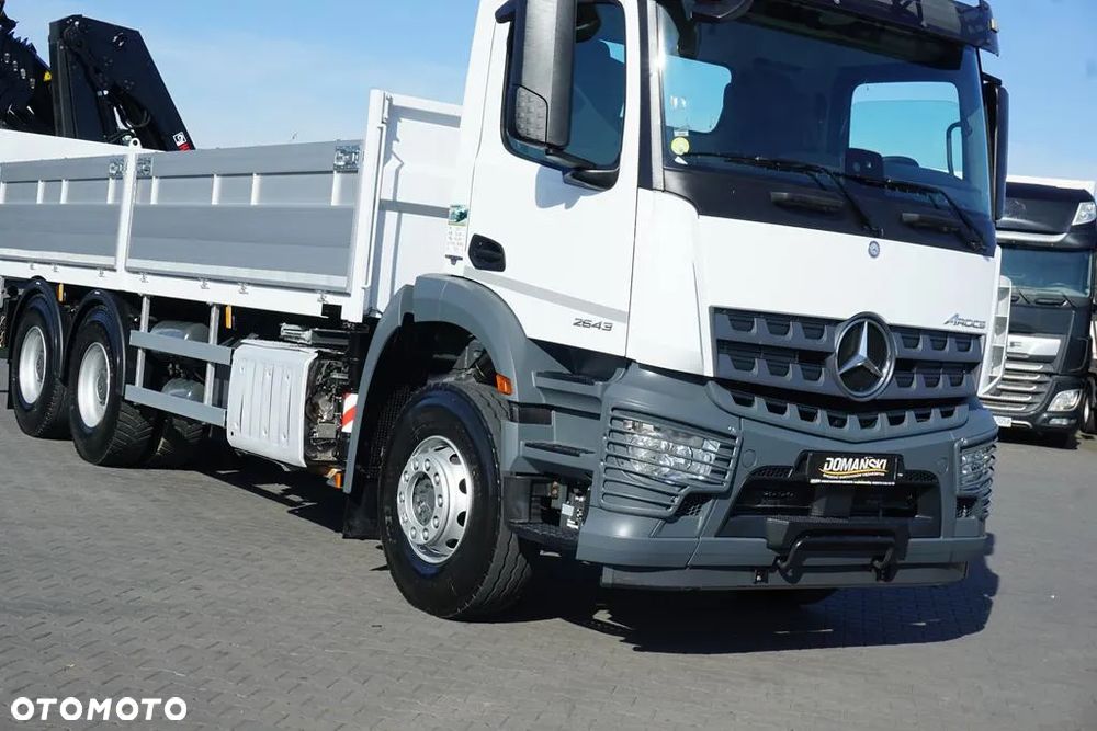 Mercedes-Benz AROCS / 2643 / 6 X 4 / SKRZYNIOWY + HDS / HIAB 228 E – 4 / WYS. 13 M - 39