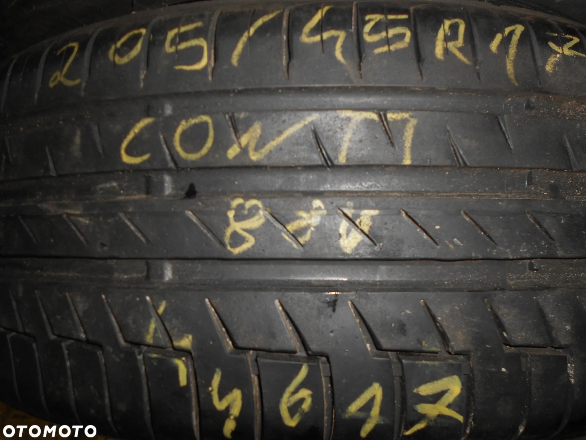 OPONY 205/45R17 Continental Premium Contact 6 XL DOT 1419 - 4617 7.5MM - 3