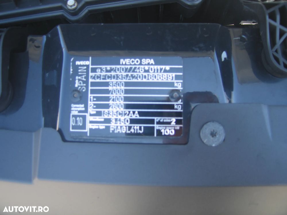 Iveco DAILY 35 C 13, 3 LOC. BASCULABIL, AC . EURO  VI . - 6