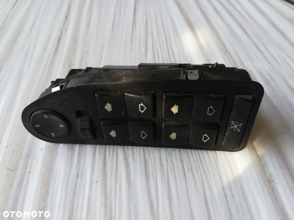 BMW E39 PANEL PRZEŁĄCZNIK STEROWANIA SZYB LUSTEREK 6907110 - 1