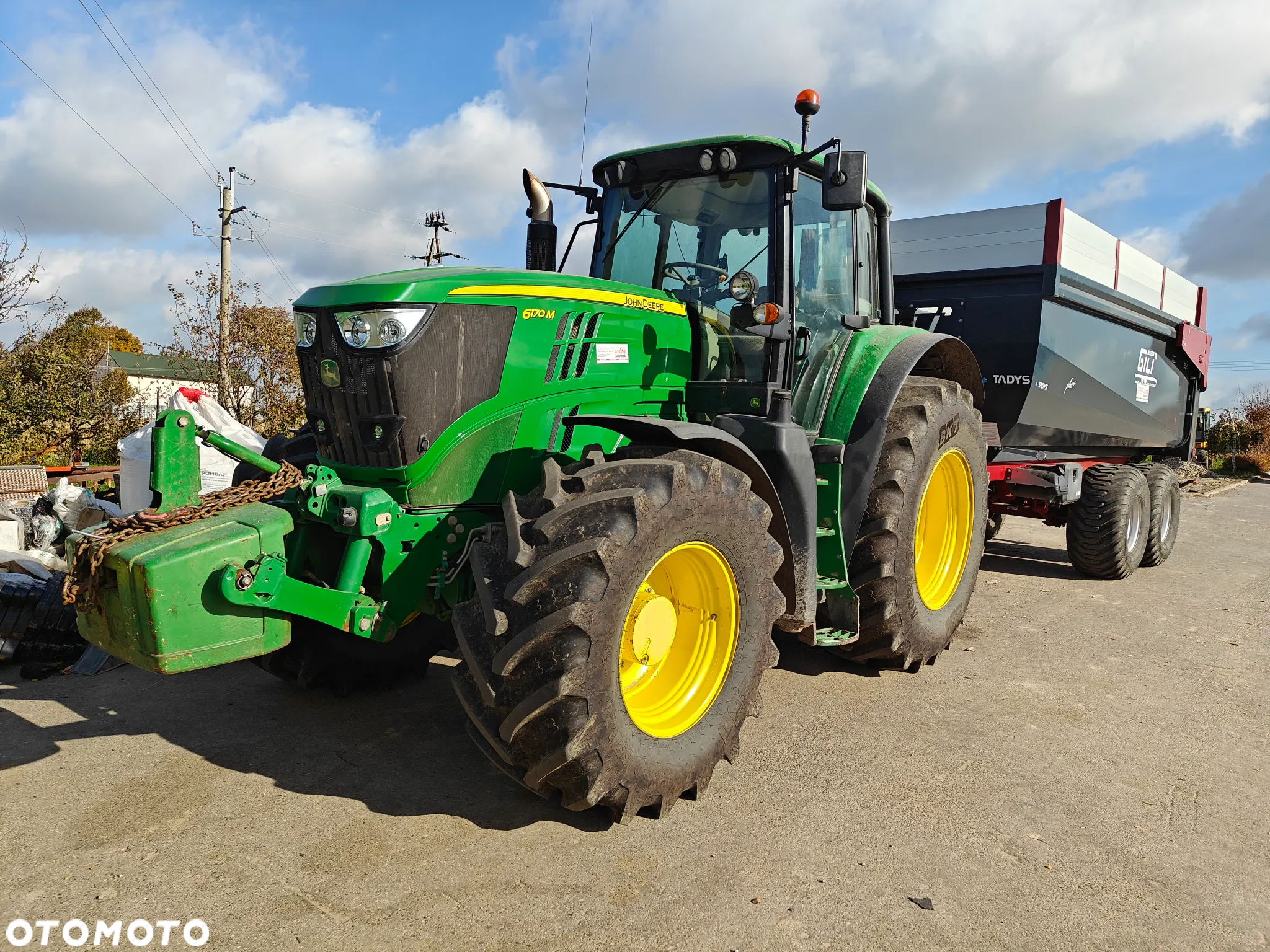 John Deere 6170M, 2014r, Pneumatyka - 2