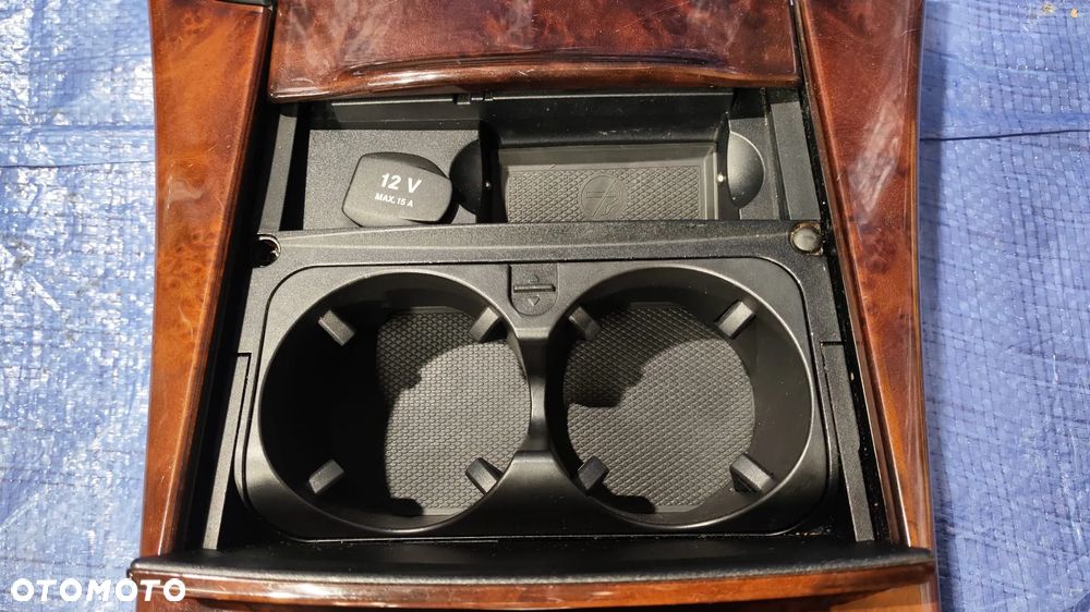 FOTELE KANAPA TUNEL ŚRODKOWY PODŁOKIETNIK BOCZKI DRZWI LED DEKORY TAPICERKA WNĘTRZE SKÓRA CZARNA GRZANA PAMIĘĆ FULL MASAŻE MERCEDES W221 LIFT KRÓTKI - 32