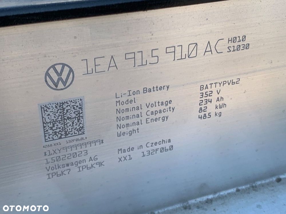 BATERIA HYBRYDA  AUDI Q4 Sportback (F4N) 2021 - 2022 40 e-tron 150 kW [204 KM] elektryczny 2021 - - 7