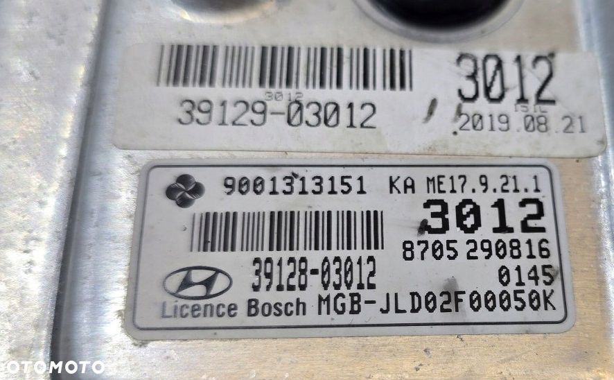 sterownik komputer silnika hyundai i20 ii 1.2 19r 39128-03012 - 6