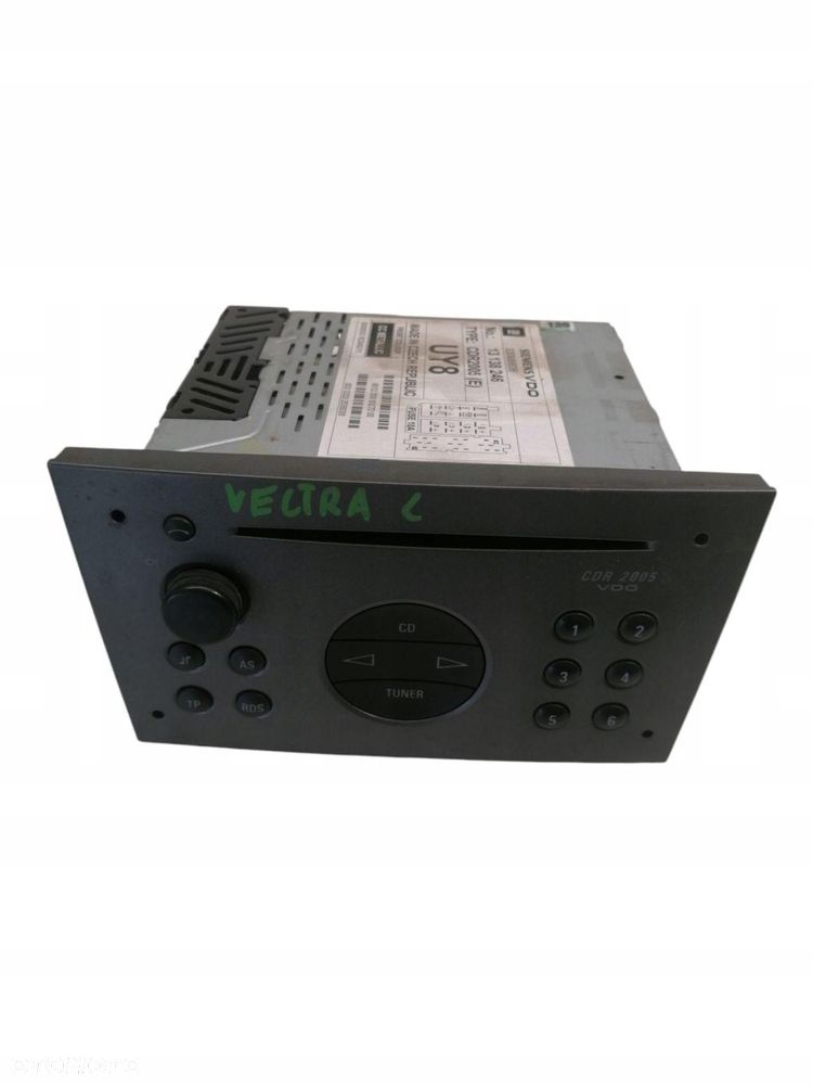 radio cd wyświetlacz kratki nawiewu opel vectra c 02-05 13138246 - 2