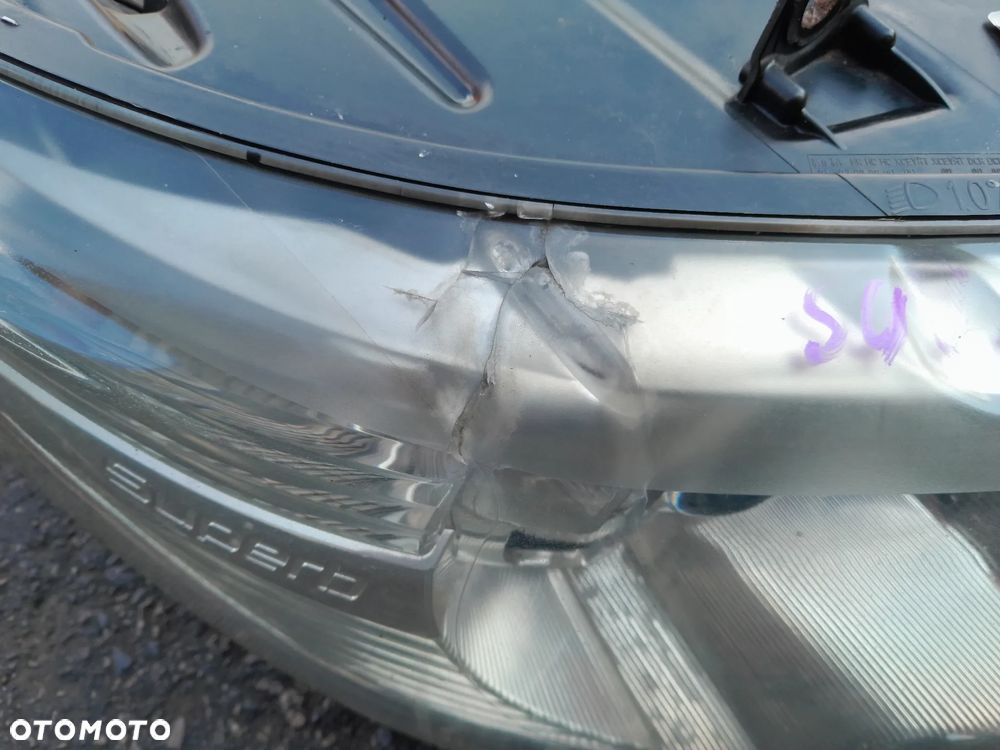 Lampa przednia prawa bi-xenon SKODA Superb II 08-13r. Europa 3T1941016B - 5