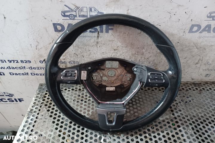 Volan cu comenzi 3C8419091BE 3C8959537D Volkswagen VW Passat B7 [2010 - 1