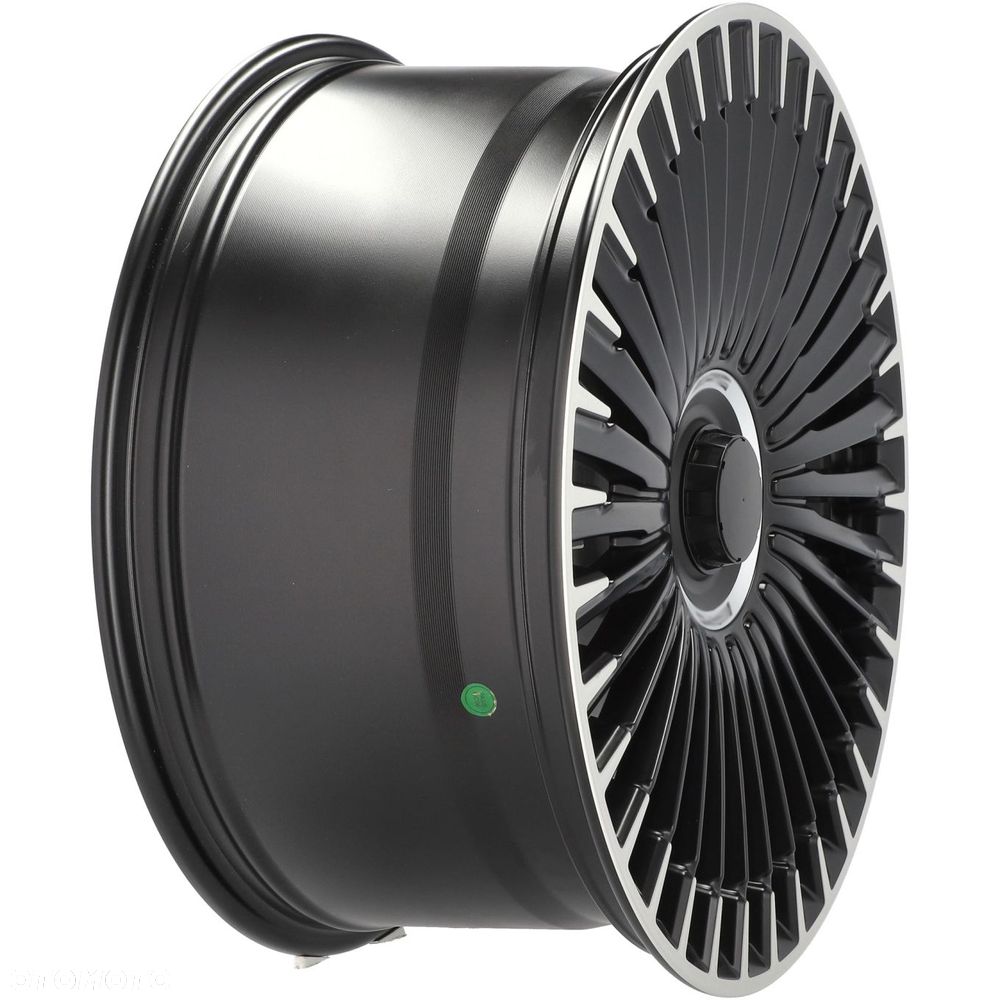 4x Felgi 21 Hybrid Forged m.in. do MERCEDES EQS X296 Multispoke Czarne Szprychy - H3286F - 5