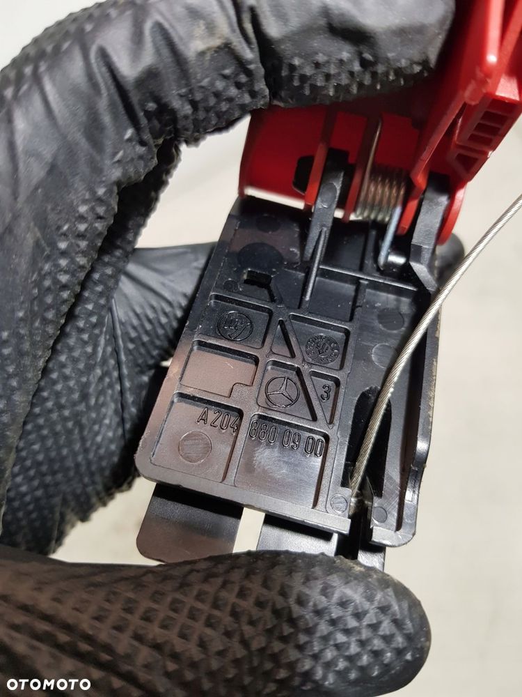 linka rączka otwierania maski a2048800900 mercedes e-klasa w212 lift eu - 6