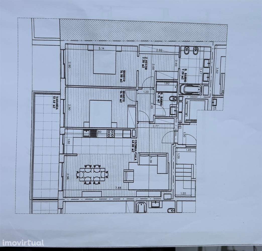 Apartamento T2 Venda em Mafamude e Vilar do Paraíso,Vila Nova de Gaia - Grande imagem: 3/11
