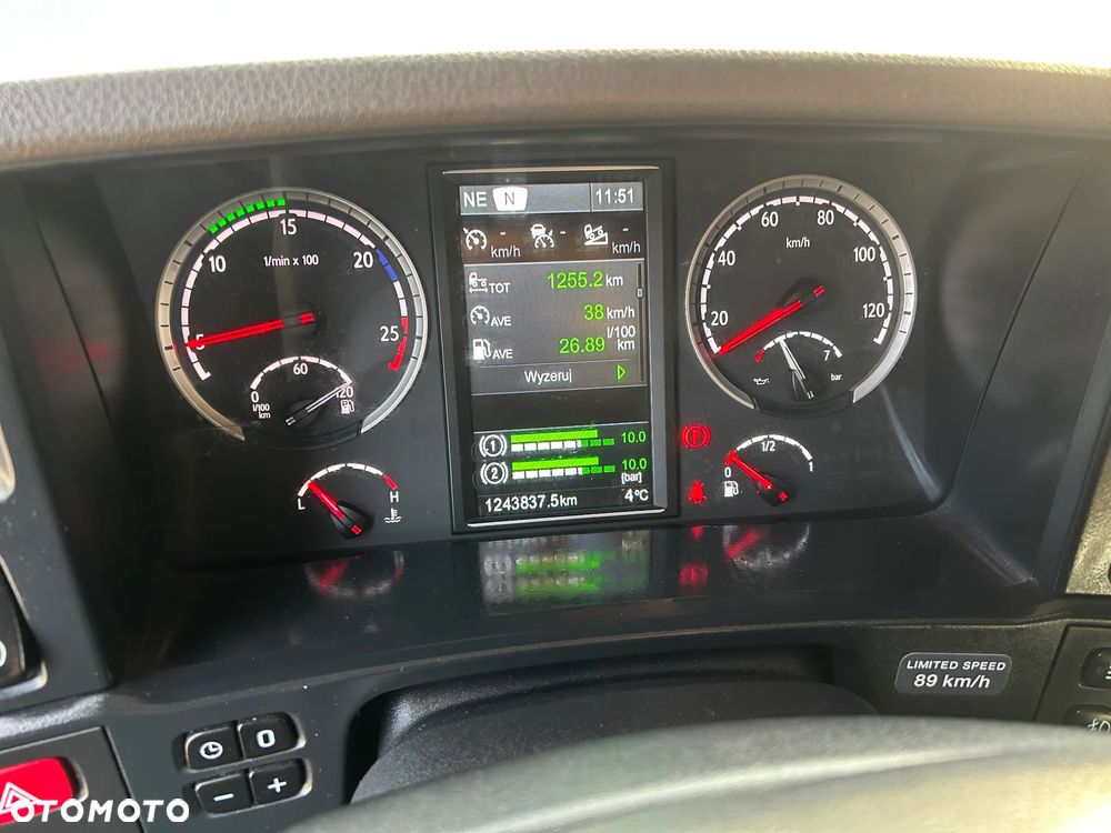 Scania R450 RETARDER / SKÓRY / NAVI / AUTOMAT / POLSKI SALON / ZBIORNIKI PALIWA 1500 L / LAMPY LED / FULL SPOJLERY / TYŁ 4 PODUSZKI / BARDZO ŁADNA SCANIA 2015 ROK !! - 27