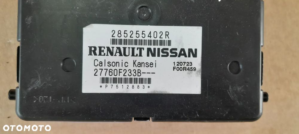 MODUŁ STEROWNIK KLIMATYZACJI RENAULT CAPTUR II 285255402R - 2