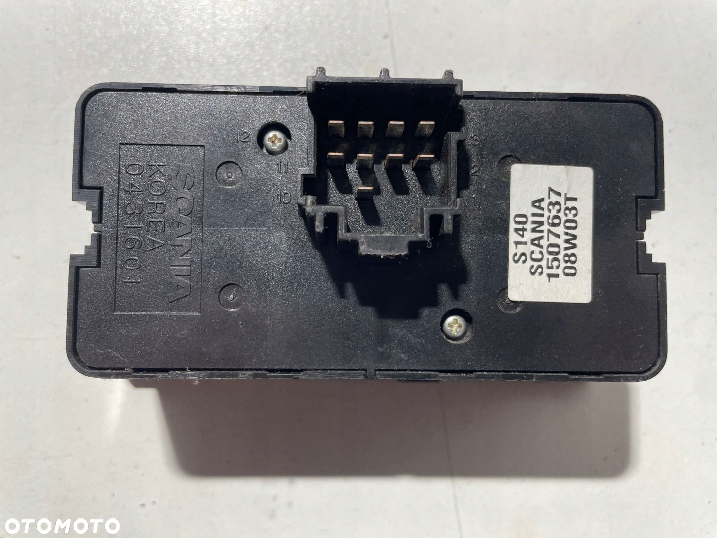 Panel Przełącznik Włącznik Klawisz Świateł Scania 1507637 - 2