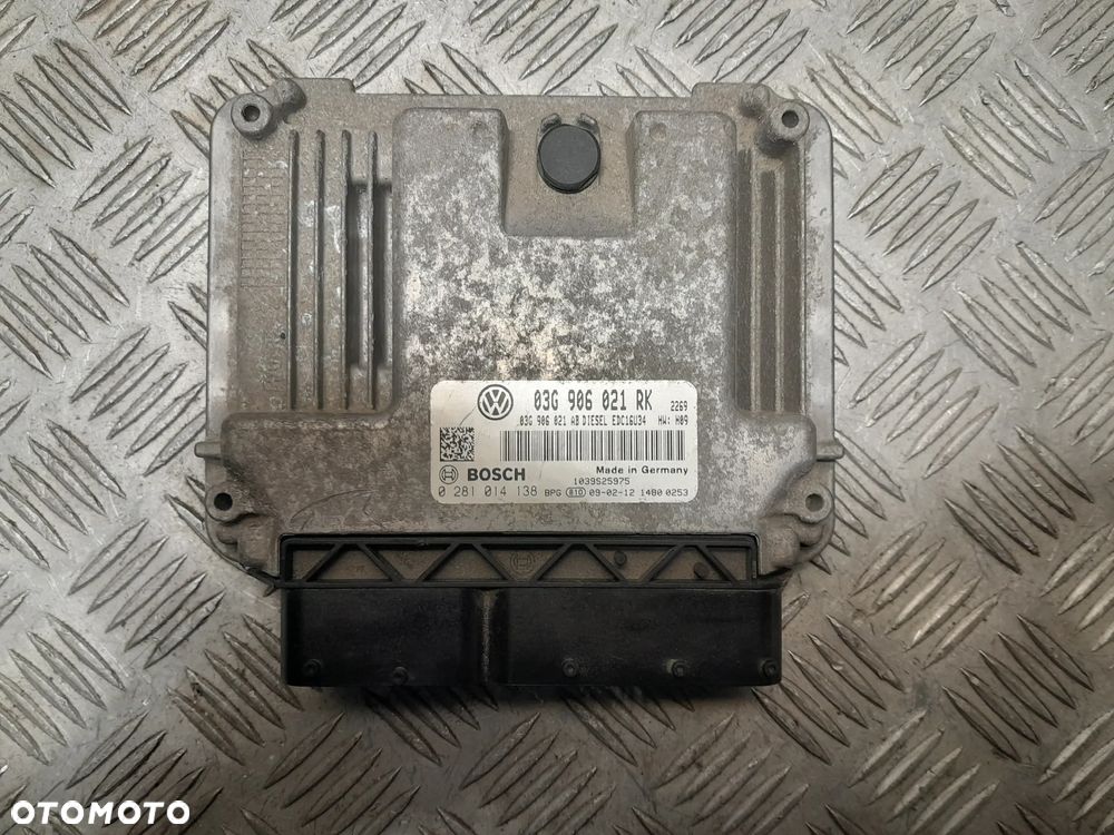 VOLKSWAGEN TOURAN KOMPUTER STEROWNIK SILNIKA 03G906021RK - 1