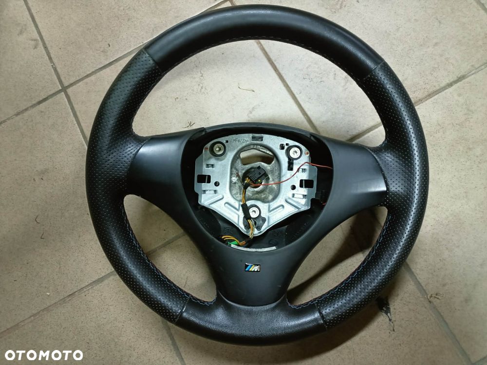 Kierownica sport BMW E90 E91 E87 obszyta mpakiet - 1