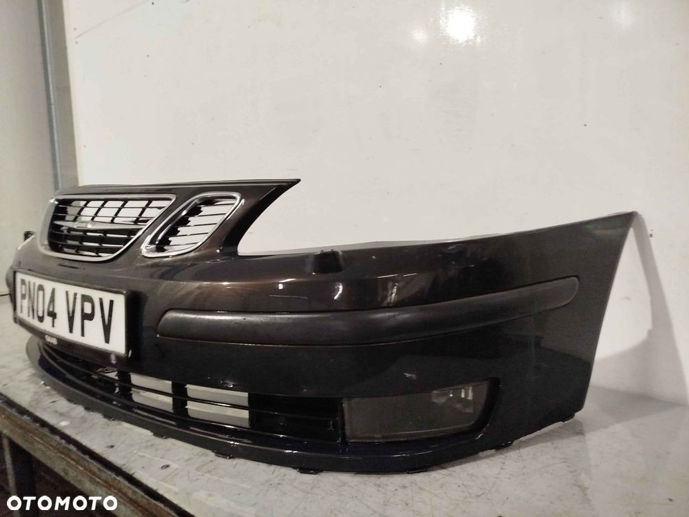 ^ ZDERZAK PRZÓD PRZEDNI SAAB 9-3 93 CABRIO BRĄZ BRĄZOWY SPRYSKIWACZE LAMP XENON HALOGENY - 3
