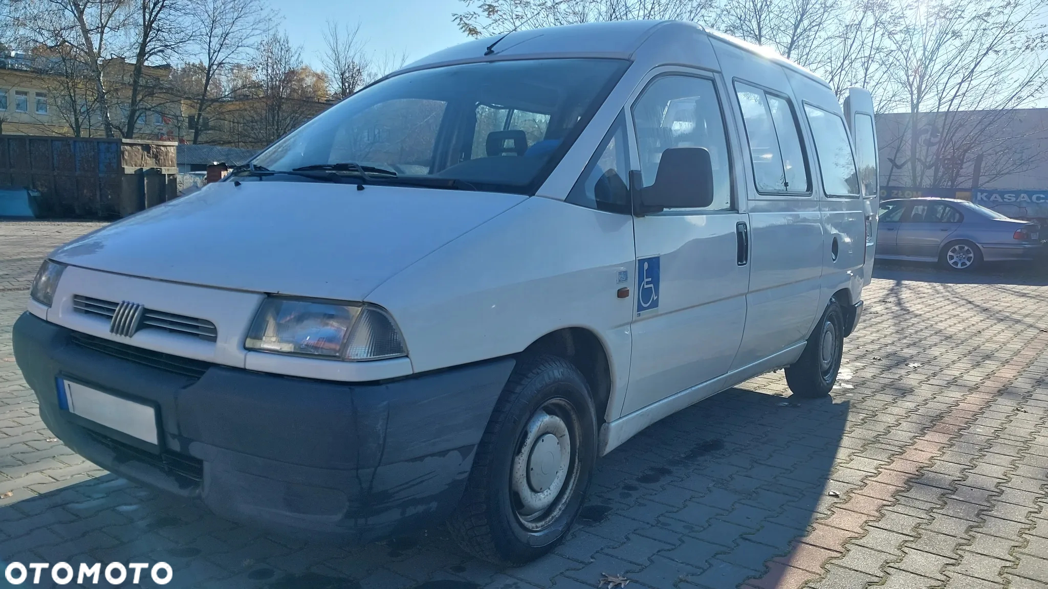Przód kompletny Fiat Scudo I 1 Citroen Jumpy 1 Peugeot Expert I 96-06 maska zderzak lampa listwa pas przedni chłodnica błotnik przód przedni wzmocnienie grill atrapa - 3