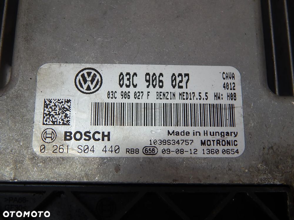 Zestaw startowy sterownik moduł stacyjka 1.4 TSI VW Tiguan golf touran passat Seat Skoda Audi 07-16 komplet Łuków części - 6