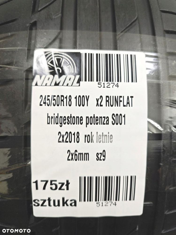 245/50r18 bridgestone 2018 opony letnie 6mm 51274 - 10