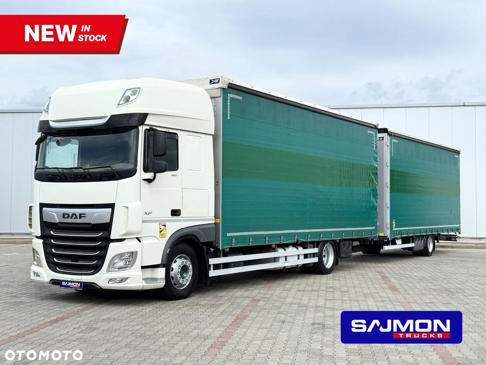 DAF XF 450 / ZESTAW TANDEM 120 M3 / PRZEJAZDOWY / 7,75 M + 7,75 M / SALON PL - 1