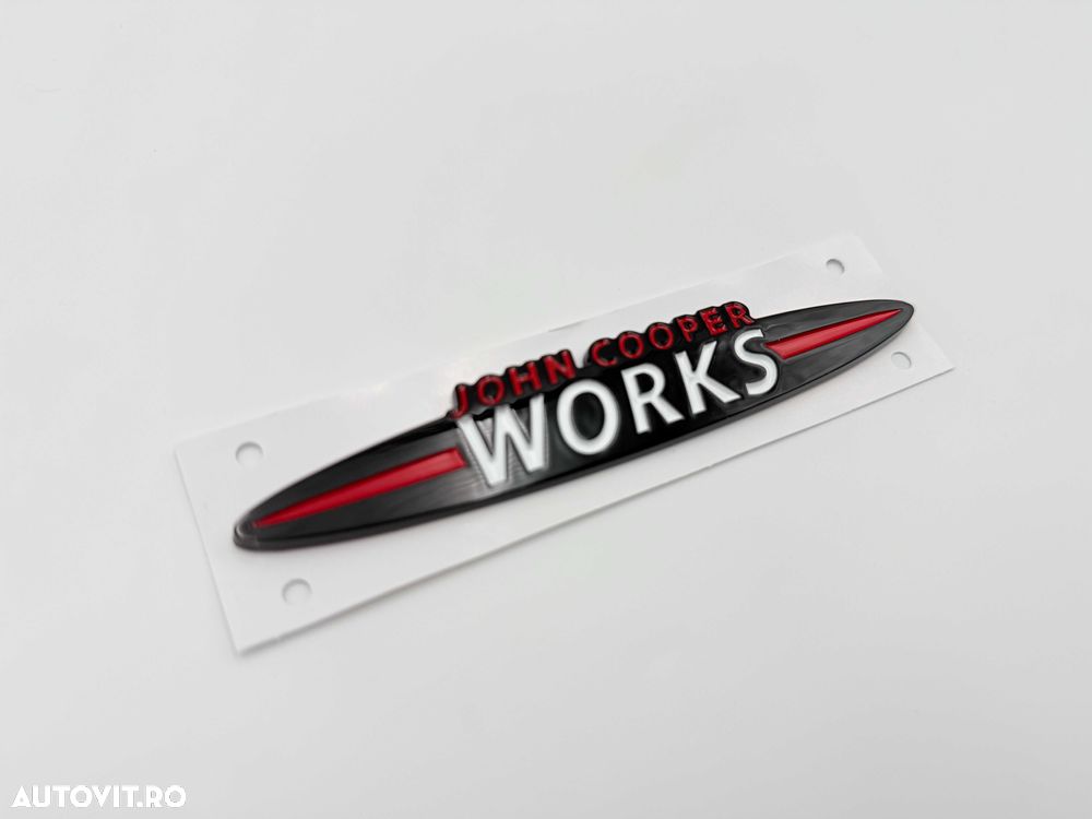 Emblema MINI COOPER John Cooper Works negru - 3