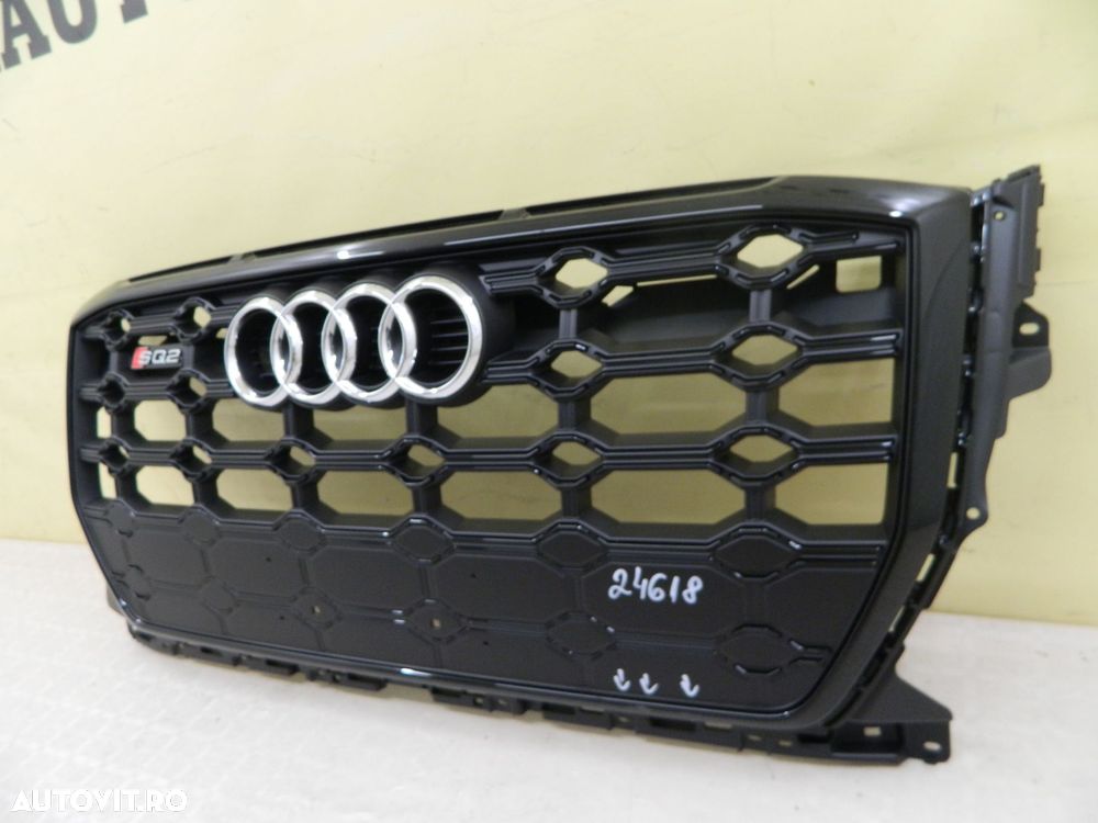 Grila radiator Audi Q2 S-Line / SQ2 facelift Black Edition , 2021, 2022, 2023, cod origine 81A853651C. - 5