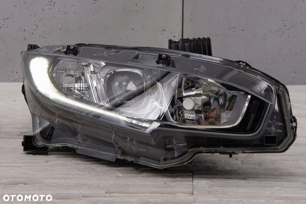 honda civic x sedan 2016-2019 lampa przednia led prawa 33100tbaa01 - 5