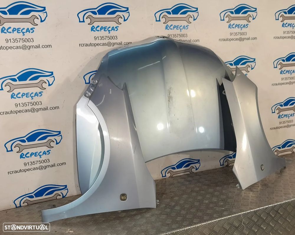 FRENTE COMPLETA SKODA FABIA II 2 MK2 542 CAPOT PARACHOQUES GUARDA-LAMAS OTICAS RADIADOR VENTILADOR FRENTE FIBRA REFORÇO - 15