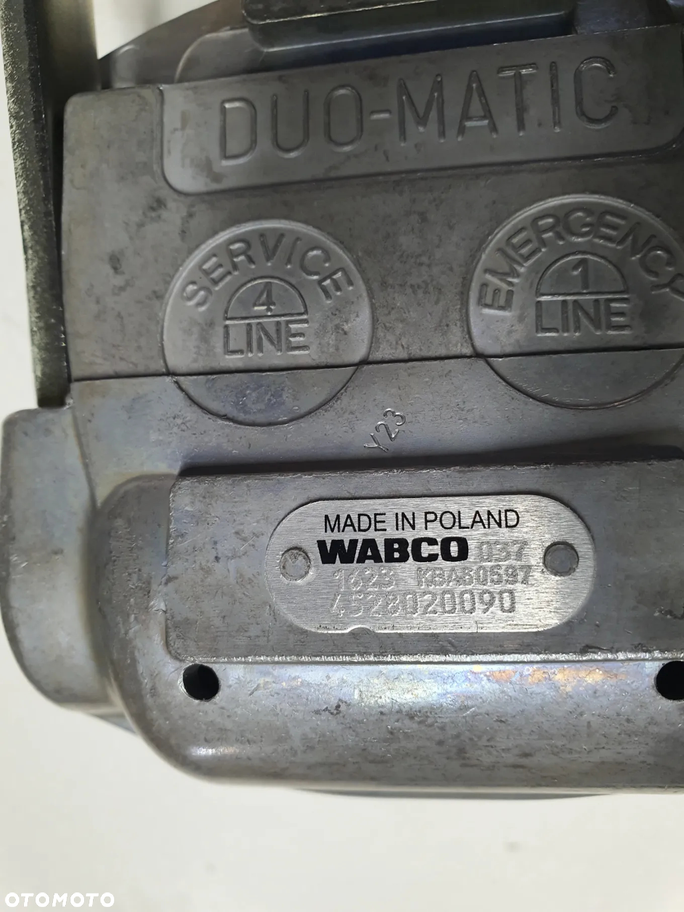 Złącze pneumatyczne, szybkosprzęg Duomatic, WABCO 4528020090 - 4