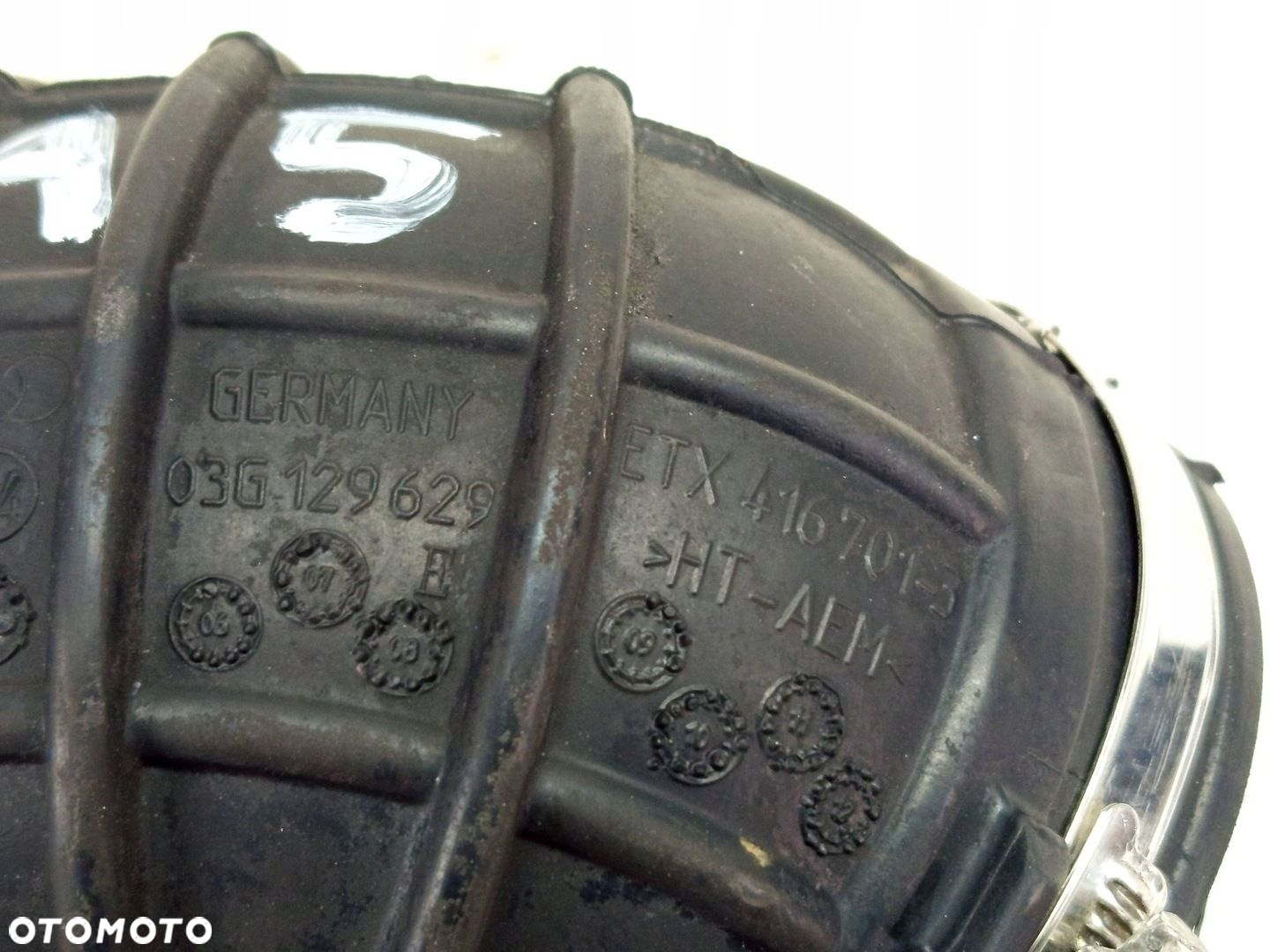 WĄŻ PRZEWÓD POWIETRZA AUDI A4 B8 8K0 A5 8T 2.0 TDI 03G129629E - 4