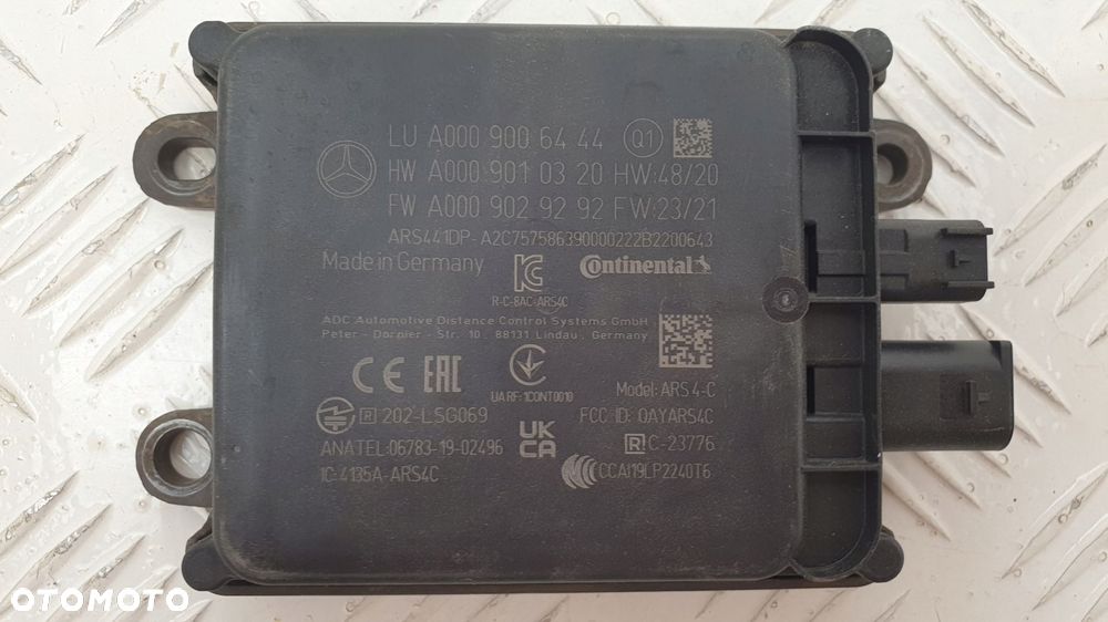 radar acc distronic mercedes a0009006444 - 1