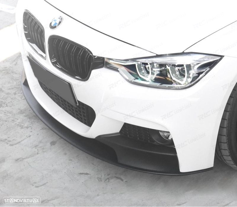 SPOILER LIP BMW SÉRIE 3 GT F34 13-19 LOOK M PERFORMANCE PRETO MATE - 2