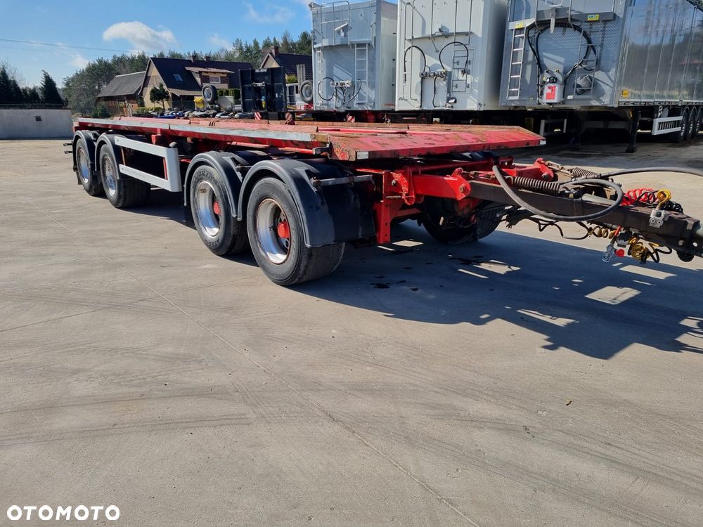 Kel-Berg Przyczepa Hakowiec Wywrotka do Przewozu Kontenerów 4 osie 7,50 m - 6