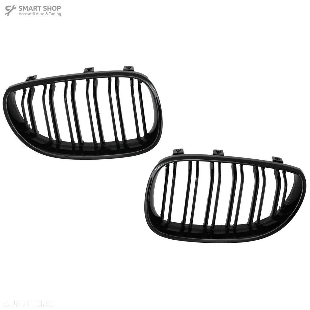 Grile Centrale BMW 5 Series E60 E61 (2003-2009) Negru Lucios M Design - 1