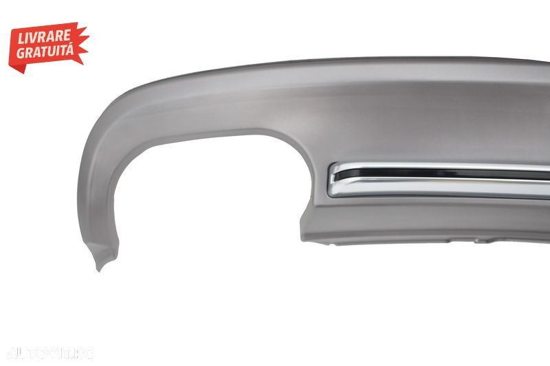 Difuzor Bara Spate cu Ornamente Evacuare Audi A5 8T 2 Usi (2012-2016) S5 Design- livrare gratuita - 5
