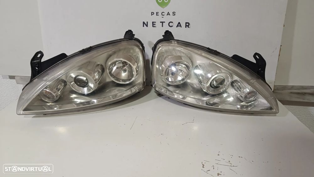 Farol óptica Opel corsa C 2004 - 1