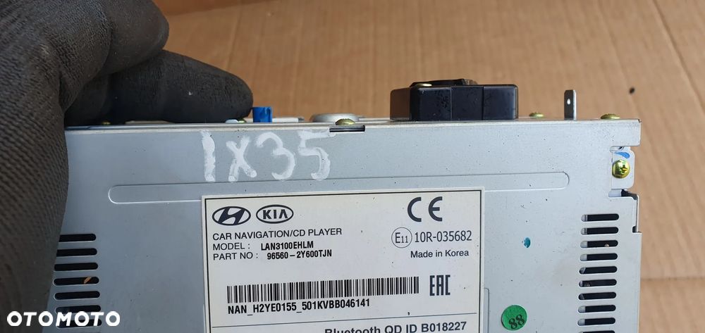 Radio radioodtwarzacz CD Navi Nawigacja Hyundai ix35 96560-2Y600TJN - 10