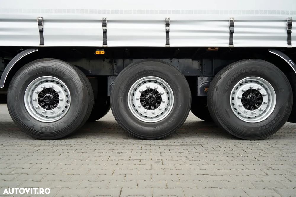 Wielton / SEMIREMORCĂ CU PRELATĂ (CURTAINSIDER) / STANDARD / AXĂ RIDICABILĂ / - 25