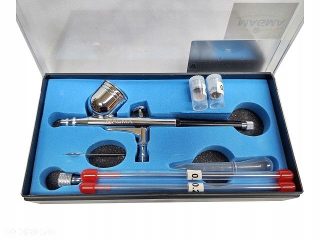 Aerograf malarski 2 dysze z dyszą 0,2-0,3 mm - 9