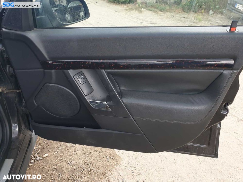 Tapiterie Capitonaj Interior Piele Neagra de pe Usa Portiera Dreapta Fata Opel Vectra C 2002 - 2008 [C6935] - 1