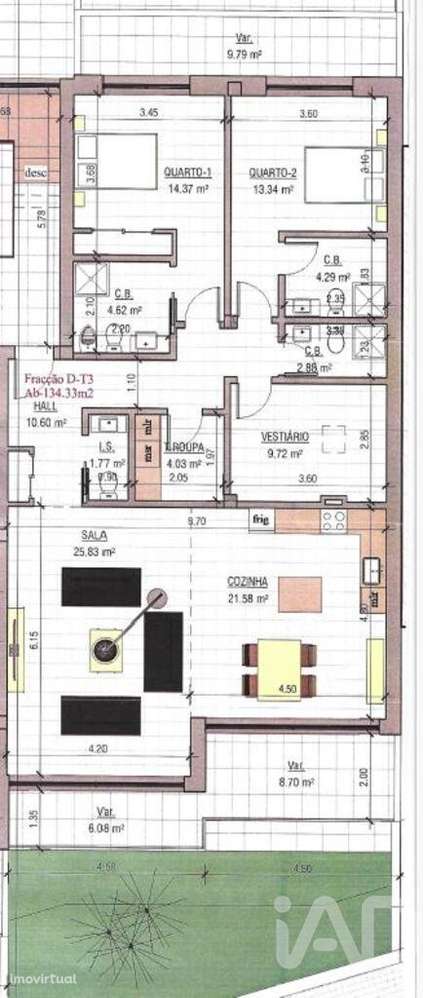 Apartamento T3 em Ferrel de 134,00 m2 - Grande imagem: 5/30