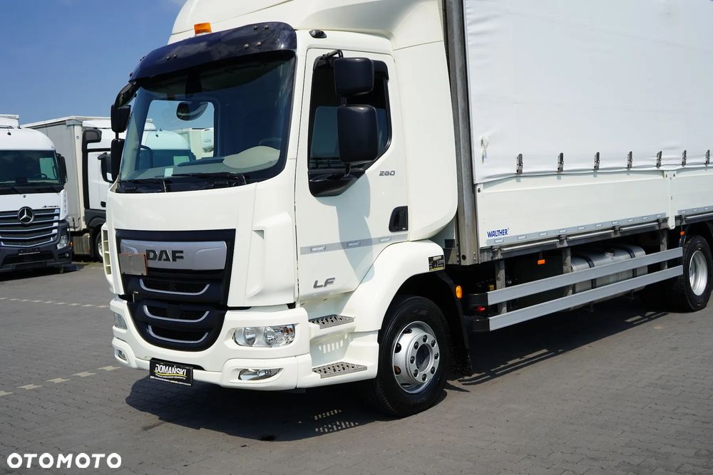 DAF LF / 260 / E 6 / ACC / BURTOFIRANKA + WINDA / ŁAD. 8 975 KG / 18 PALET - 20