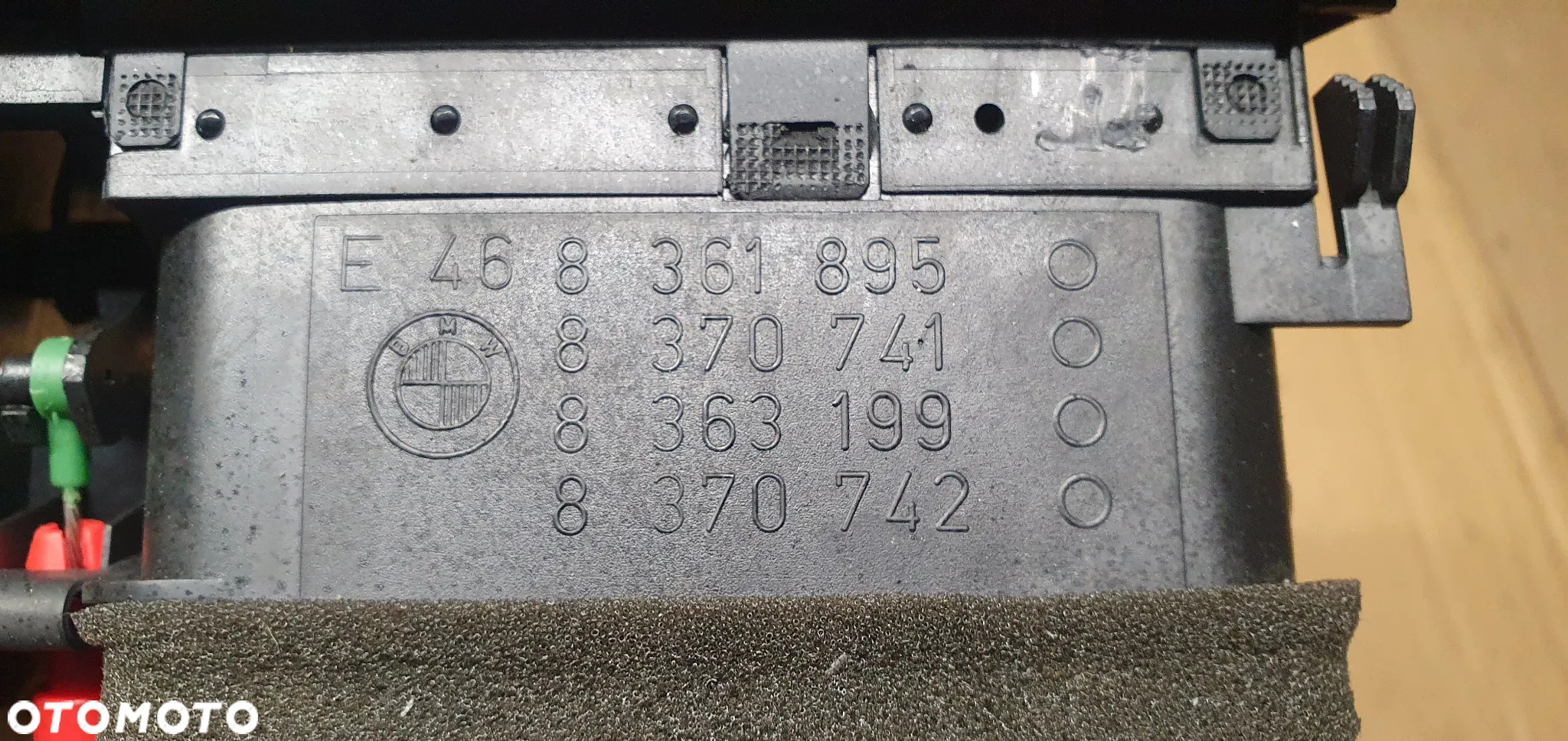 Kratka nawiewu powietrza środkowa BMW 3 E46 8363199 - 5