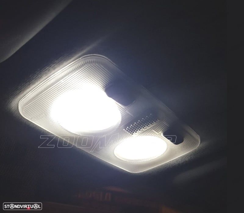 KIT COMPLETO 10 LAMPADAS LED INTERIOR PARA FIAT PUNTO EVO 09-12 - 2