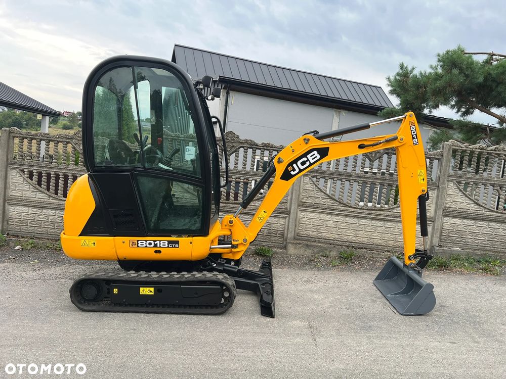 JCB 8018 CTS | Minikoparka JCB 8018 | 2 Tony | Rozsuwane Gąsienice | Stan IDEALNY | Mini Koparka | - 3