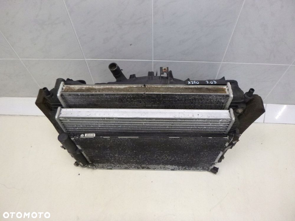 JAGUAR XF X250 KOMPLET CHŁODNIC WENTYLATOR IC INTERCOOLER KLIMATRONIC 3.0D - 2